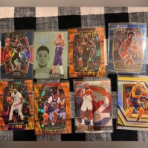 Lot of 8 Basketball sports cards